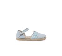 Espadrilles Dentelle Cérémonie Bleu Ciel 27