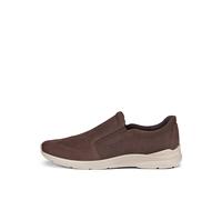 ECCO Mocassin Irving perforé chocolat Taille 46