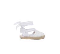 Espadrilles effet tressage rubans blanc 21