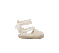 Espadrilles effet tressage rubans écru 29