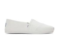 Toms Shoes Espadrilles Alpargata en toile de coton pour femme, blanches – UK 8 / EU 42