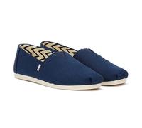 Espadrilles en toile de coton TOMS Alpargata bleu marine pour hommes - EU 42 40,5