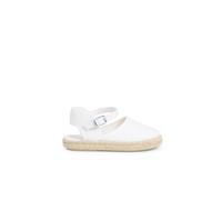 Espadrilles enfant avec fermeture à boucle blanc 32