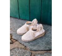 Espadrilles enfant en crochet avec semelle compensée en jute | EDITA-AD 31