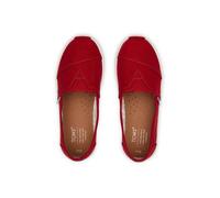 TOMS YOUTH ALPARGATA Red Canvas UK12.5