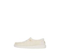 Espadrilles Femme Heydude Ref 65863 Blanc Or - 40