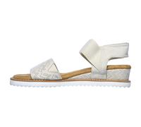Skechers Sandales BOBS Desert Kiss Femme – largeur moyenne – Blanc cassé – Taille 38