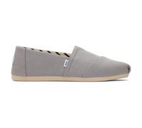 Toms Shoes Espadrilles pour femme – toile de coton recyclé – Gris Drizzle – 39 EU