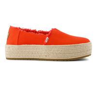 TOMS Femme Valencia Espadrilles, Flame Canvas Fray, 40 EU
