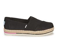 Espadrilles femmes Toms ALPARGATA PLATFORM ROPE Noir 36 1/2