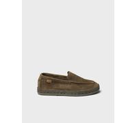 Espadrilles fermées pour homme et croûte de cuir avec semelle en jute | MAX 41