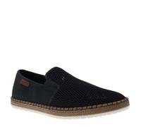 Espadrilles homme marine unies en toile et à semelle à corde 43