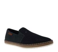 Espadrilles homme marine unies en toile et à semelle à corde 45