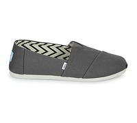 TOMS Alpargata Cotton Canvas Mens Ash Espadrilles-UK 12 / EU 46