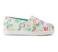 TOMS Fille Alpargata Classic Espadrille à Enfiler, Blanc, 7 UK Child