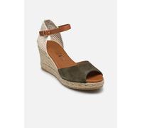 Espadrilles La maison de l'espadrille COMPENSE BRIDE BO pour Femme 40 Vert