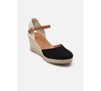 Espadrilles La maison de l'espadrille Espadrille COMPENSE BRIDE BF pour Femme 37 Noir
