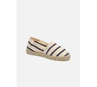 Espadrilles La maison de l'espadrille Sabline Rayure E pour 32 Beige