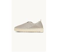 Espadrilles plateforme femme Ilse Jacobsen Hornbæk Tulip - silver pearled ivory 39