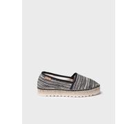 Espadrilles plates pour femme et tissu pailleté | ALMA-CL 37