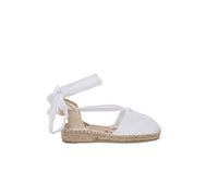Espadrilles pour et enfant en couleur unie blanc 28