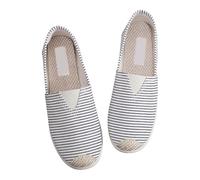 Espadrilles pour femme - Chaussures plates confortables et sportives - Chaussures d'été décontractées et confortables - Mocassins légers - Chaussures de mariée plates - Chaussures en tissu - Semelle