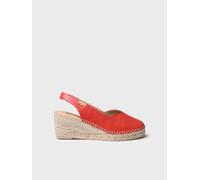 Espadrilles pour femme et cuir avec semelle compensée pour une coupe plus large | TERMAL 41