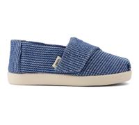 Espadrilles rayÃ© bÃ©bÃ© garÃ§on Toms Classic Bleu 19,5