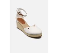 Espadrilles Tommy Hilfiger FLAG CLOSED TOE MID pour Femme 41 Blanc