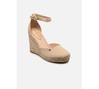 Tommy Hilfiger Espadrilles FLAG High Wedge Femme 39 Beige