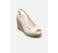 Espadrilles Tommy Hilfiger FLAG HIGH WEDGE ESPA pour Femme 36 Blanc