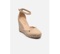 Espadrilles Tommy Hilfiger FLAG HIGH WEDGE ESPA pour Femme 37 Beige