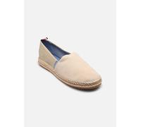 Tommy Hilfiger Espadrilles Homme Flex Mix en Daim, Beige (Sandalwood), 43