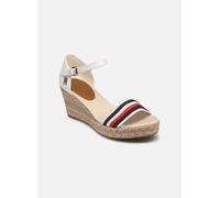 Espadrilles Tommy Hilfiger MID WEDGE CORPORATE pour Femme 41 Blanc