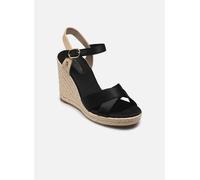 Espadrilles Tommy Hilfiger SATIN HIGH WEDGE ESP pour Femme 41 Noir