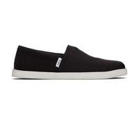 Toms Homme ALP FWD Semelle de Mocassin, Toile de Coton recyclé Noire, 43.5 EU
