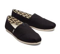 Espadrilles TOMS Alpargata en toile de coton noire pour femmes - Taille 40 36,5