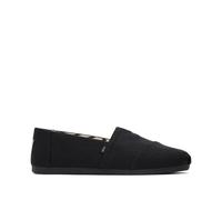 Toms Alpargata Espadrilles Classiques en Coton pour Homme Bleu Marine, Toile Heritage Noire, 40 EU