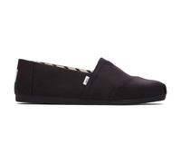 TOMS Alpargata en Coton recyclé, Mocassin Plat Homme - Noir - 41 EU