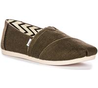 Espadrilles Toms Alpargata Refibra Femmes Ballerines En Vert Foncé EU37-41