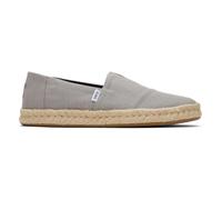 TOMS Espadrilles Alpargata Rope 2.0 Homme gris Drizzle, coton recyclé tissé slubby Taille 43,5
