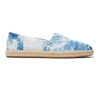 Espadrilles TOMS Alpargata Rope Dyed Indigo - Femme - Canvas - Bleu - Plat 7