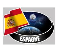 Espagne - 10x14cm - Sticker/Autocollant
