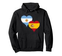 Espagne Argentine Drapeaux Fiers Fans Argentins Espagnols Sweat à Capuche