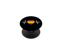 Espagne Battements De Cœur Drapeau Espagnol Amour Espana PopSockets PopGrip Adhésif