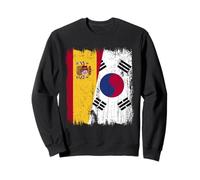 Espagne Corée du Sud Demi Drapeau Espagnol Corée du Sud Sweatshirt