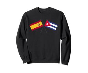 Espagne Cuba Drapeaux croisés Patrimoine cubain Espagnol Sweatshirt