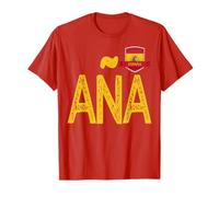 Espagne España drapeau humain Lettre A et Ñ et A Espagne España T-Shirt