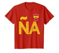 Espagne España Drapeau Humain Lettre N et A Espagne España T-Shirt