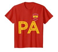 Espagne España Drapeau Humain Lettre P et A Espagne España T-Shirt